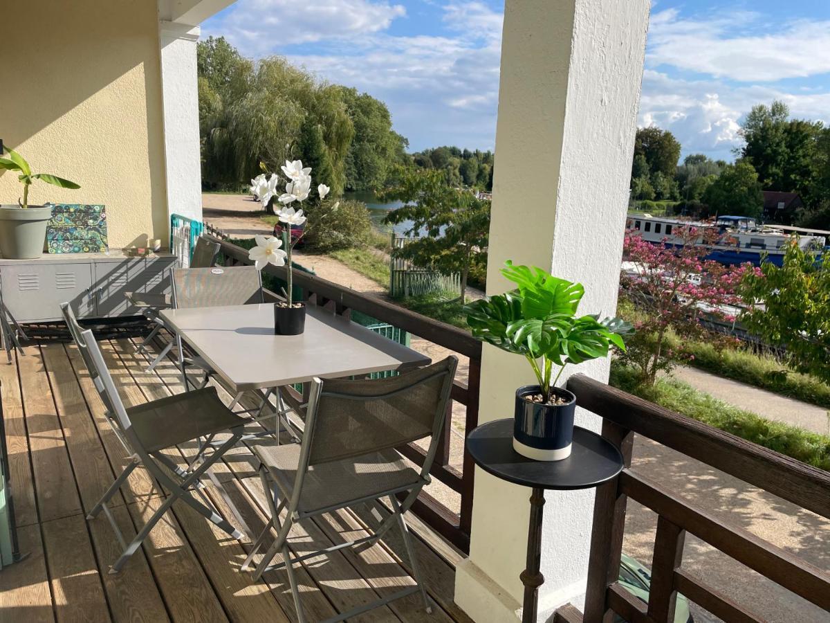 T3-balcon Plein Sud-acces Direct Au Bord Du Loing Moret-sur-Loing